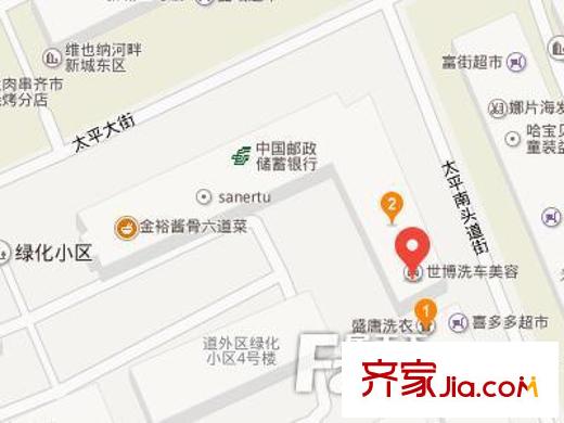 綠化小區(qū)交通圖