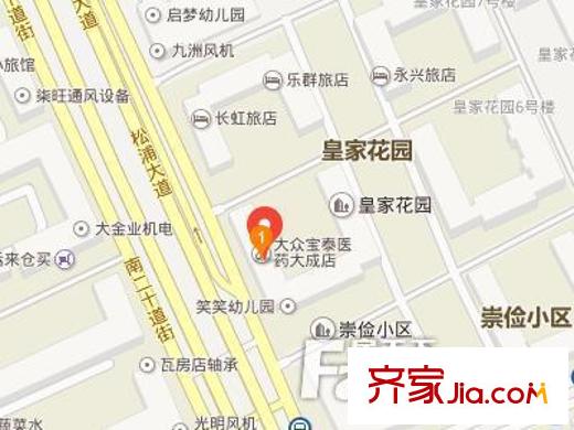 皇家花園交通圖