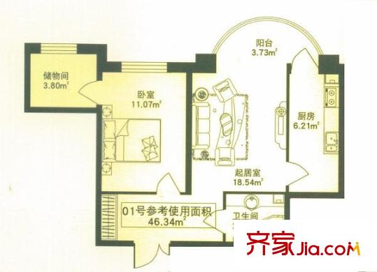 華風(fēng)海城灣戶型 