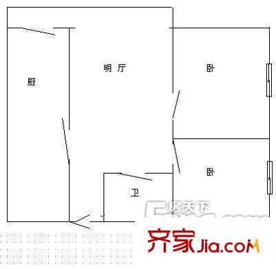 海富名都城 戶型圖