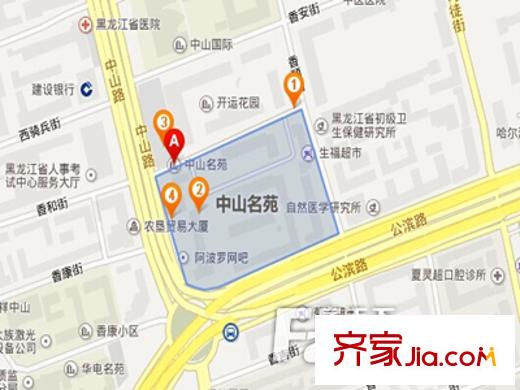 中山名苑交通圖