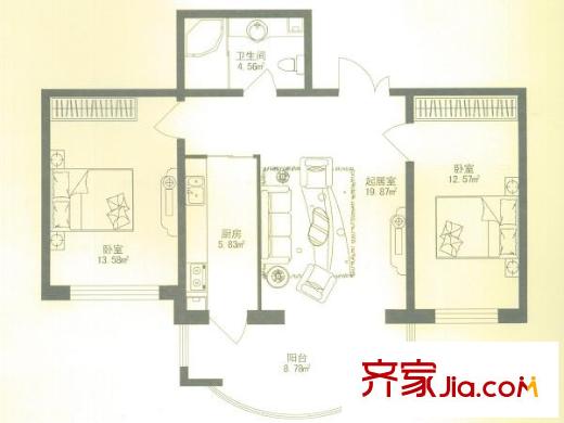 華風(fēng)海城灣戶型 