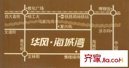 華風海城灣交通圖區(qū)位圖