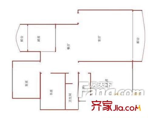 哈爾濱 龍電花園 戶型圖