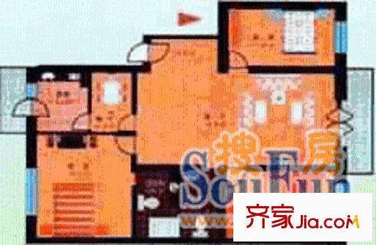 漢祥家園戶型圖3室2廳2衛(wèi)1廚