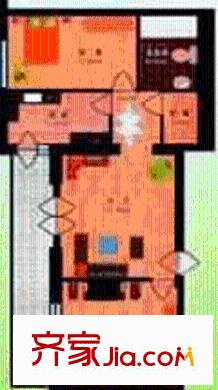 漢祥家園戶型圖2室2廳1衛(wèi)1廚