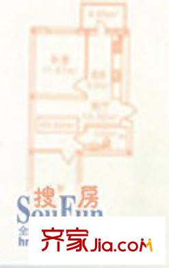 高麗風(fēng)情小鎮(zhèn)戶型圖戶型圖 2室1廳1衛(wèi)1廚
