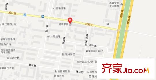 建成家園交通圖