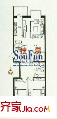 東濱廣場(chǎng)戶型圖戶型圖 2室1廳1衛(wèi)1廚