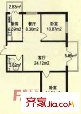 哈爾濱 玉翠秀府 戶(hù)型圖
