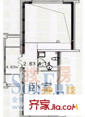 玉翠秀府1室1廳1衛(wèi)1廚