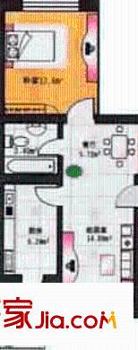 陽光綠色家園戶型圖1室1廳1衛(wèi)1廚