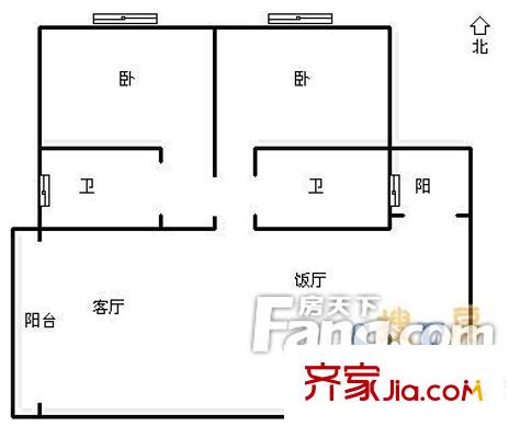 西城麗景 戶型圖