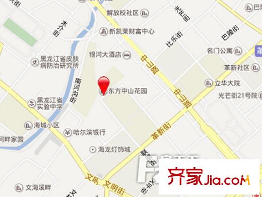 中山花園交通圖 