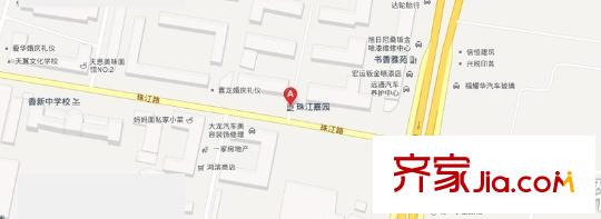 珠江嘉園交通圖哈爾濱  
