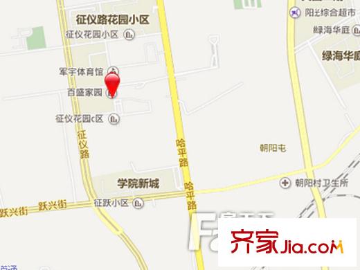百盛嘉園交通圖 
