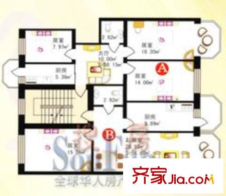 昆侖小區(qū)戶型圖戶型圖 2室1廳1衛(wèi)1廚