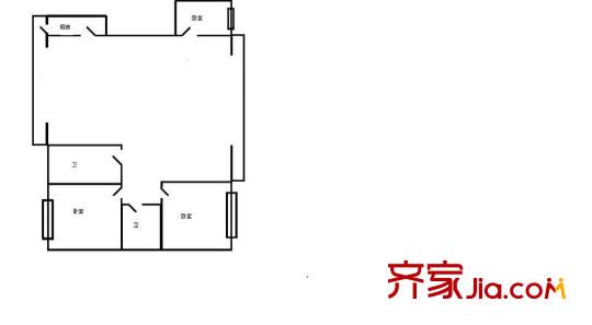 哈爾濱 文化家園 戶型圖