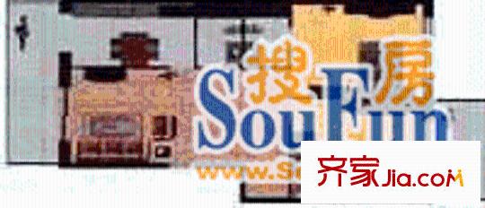 文景小區(qū)戶型圖2室2廳2衛(wèi)1廚