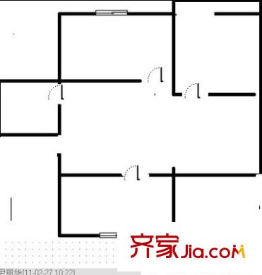 三合園小區(qū) 2室 戶型圖