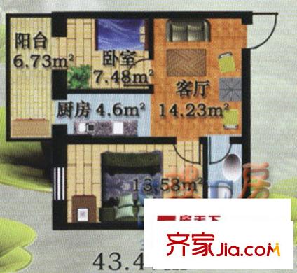 哈爾濱 富江家園 戶型圖