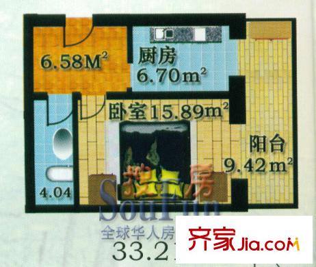 哈爾濱 富江家園 戶型圖