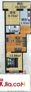 哈爾濱 富江家園 戶型圖
