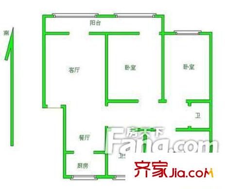 中山花園 戶型圖
