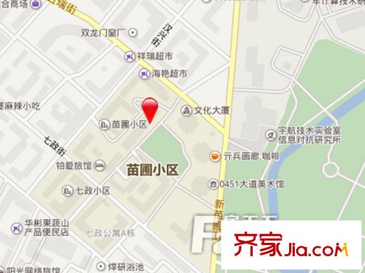 苗圃小區(qū)交通圖 
