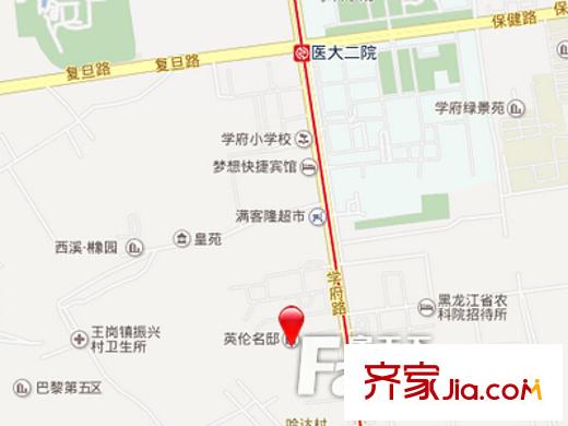 英倫名邸交通圖 