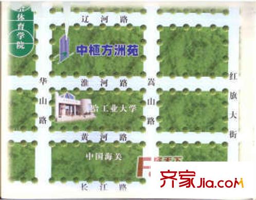 中植方洲苑交通圖哈爾濱  
