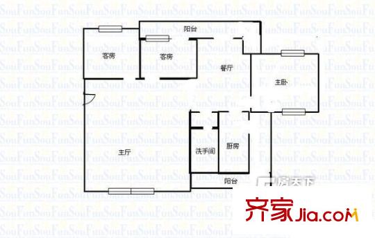 八一新平方米 戶型圖