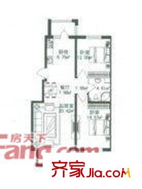 八一新平方米 戶型圖