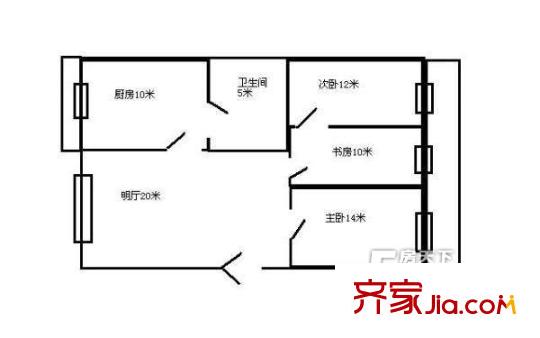 八一新平方米 戶型圖