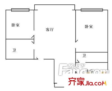 哈爾濱 三輔小區(qū) 戶型圖