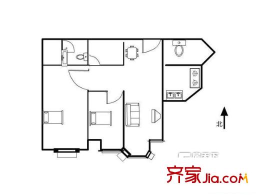 哈爾濱 珠江小區(qū) 戶型圖