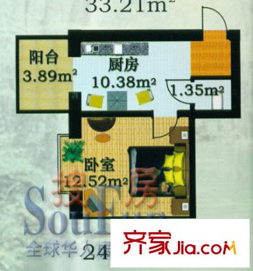 哈爾濱 富江家園 戶型圖