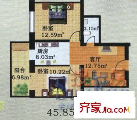哈爾濱 富江家園 戶型圖