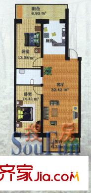 哈爾濱 富江家園 戶型圖