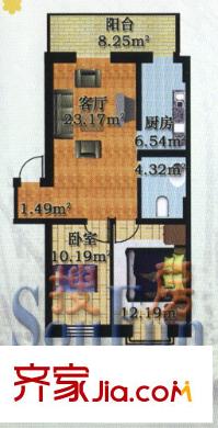 哈爾濱 富江家園 戶型圖