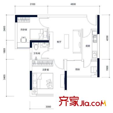 哈爾濱 幸?？萍紙@ 戶型圖