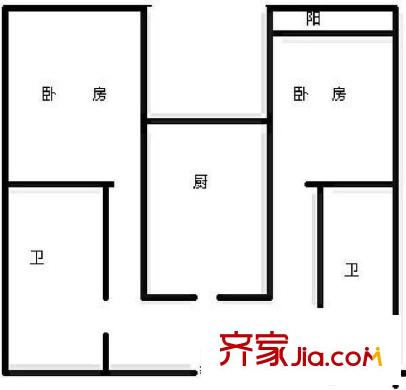 花園校區(qū)房 戶型圖