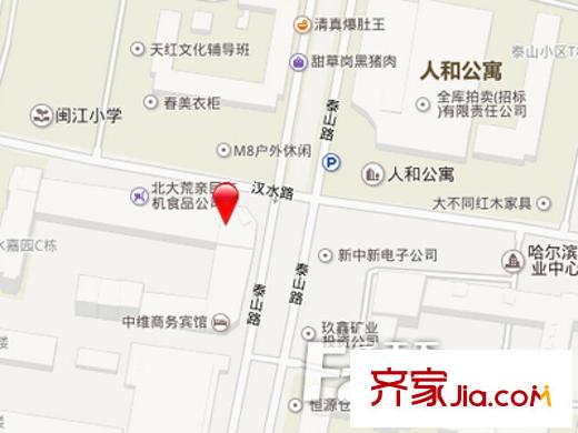 軟件園公寓交通圖 