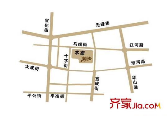 海富金棕櫚交通圖