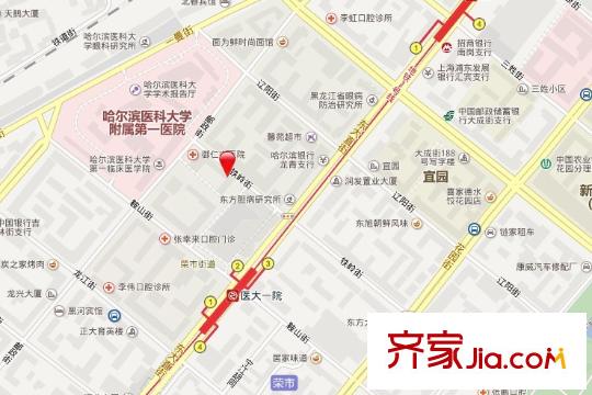 鐵嶺校區(qū)房交通圖 