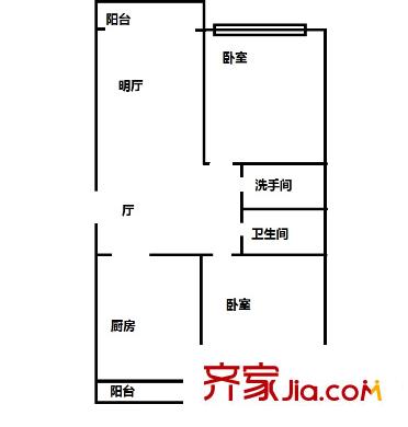 哈爾濱 盛世閑庭二期 戶型圖