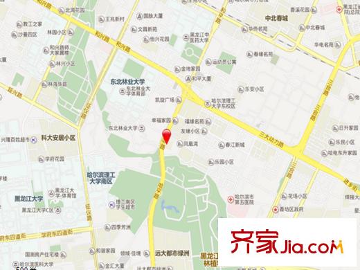 盛世閑庭交通圖
