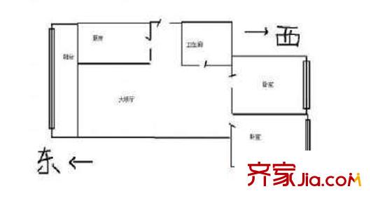 哈爾濱 多福家園 戶型圖
