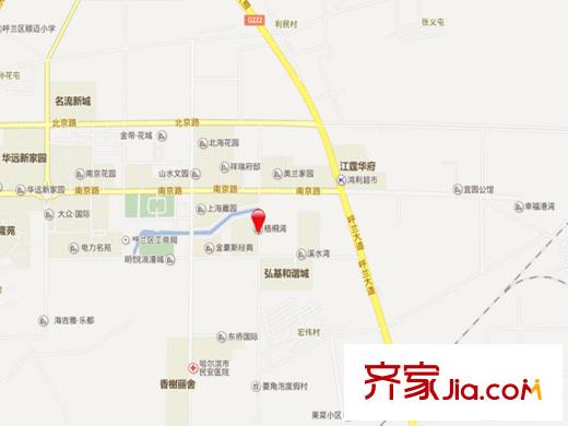 伸馬梧桐灣交通圖