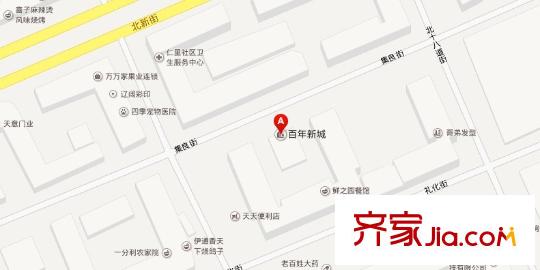 百年新城交通圖